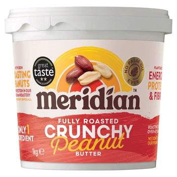 Meridian Crunchy Peanut Butter 100% 1kg