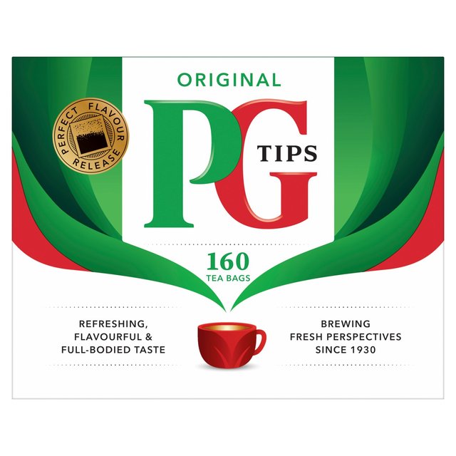 أكياس الشاي الأصلية القابلة للتحلل من PG Tips، 160 كيسًا في كل عبوة