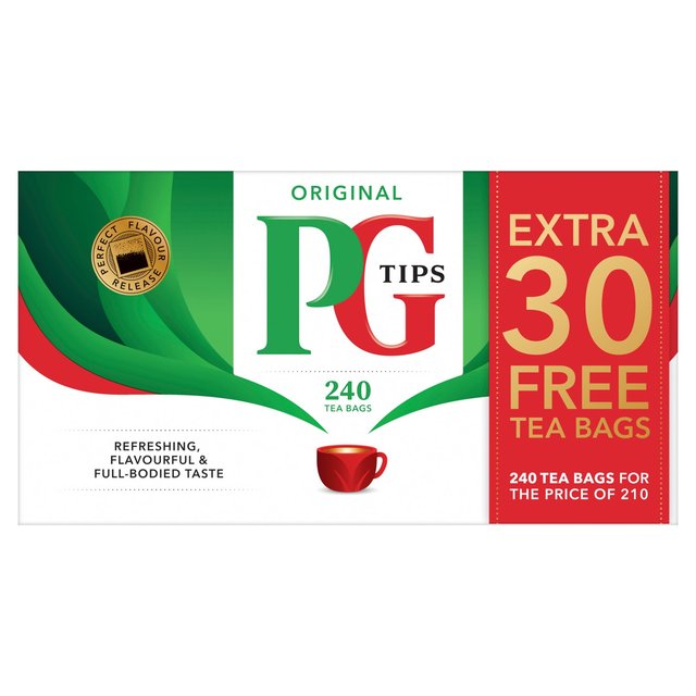 أكياس الشاي الأصلية القابلة للتحلل من PG Tips، 240 كيسًا في كل عبوة