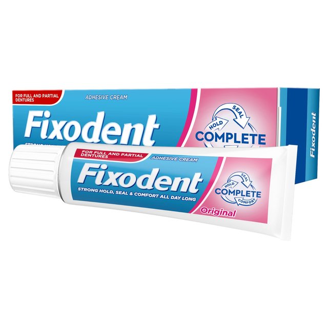 Oferta especial: crema adhesiva dentada original de Fixodent 40G