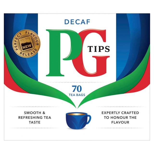 PG Tips The Tasty Decaf Tea Bags 70 per pack - Special Offer