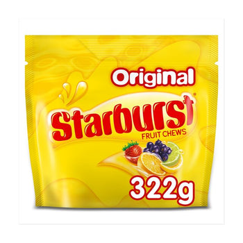 Starburst Chewy Sweets Sharing Pouch Bag 322g