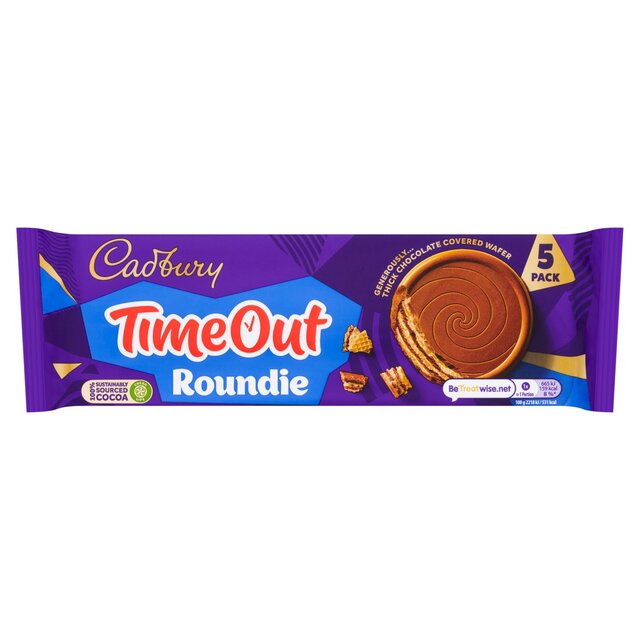 Cadbury Roundie Milk Chocolate Biscuits 180G