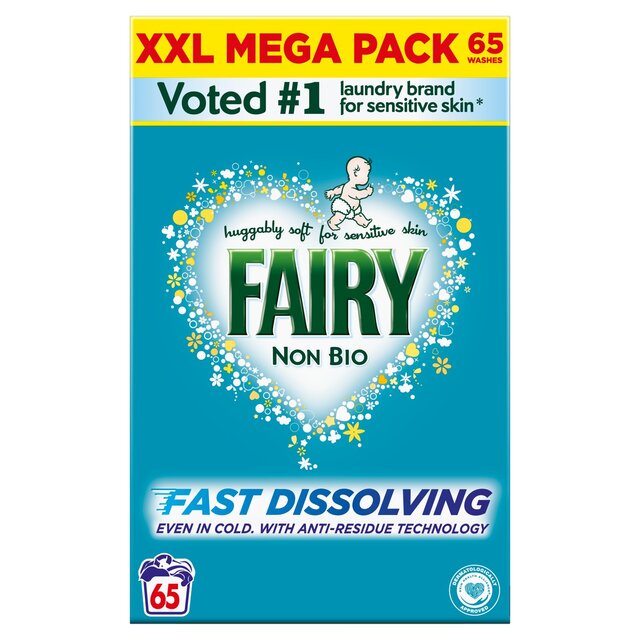 Fairy Non Bio Washing Powder for Sensitive Skin 65 Washes 3.9kg