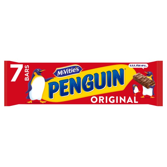 McVitie's Penguin Milk Chocolate Biscuit 7 per pack - Special Offer