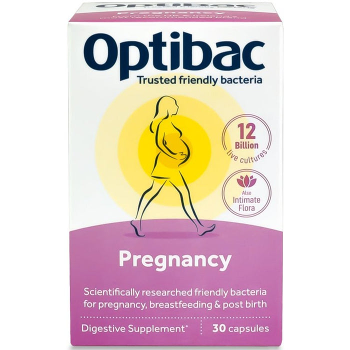 Optibac Probiotics Grossesse Capsules de supplément digestif 30 par paquet