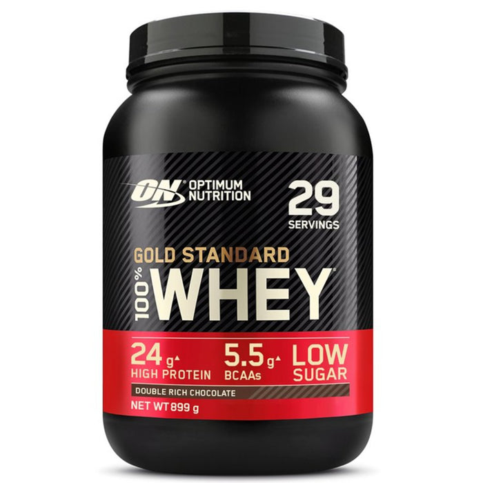 Optimum Nutrition Gold Standard Double Rich Chocolate Whey Protein Powder 899g