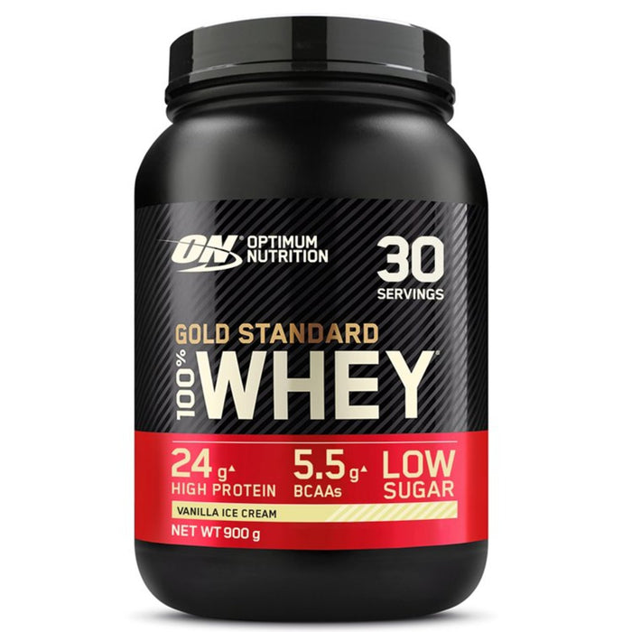 Optimum Nutrition Gold Standard Vanilleeis Proteinpulver 900G