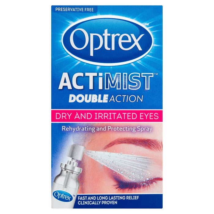 Optrex Actimist Double Action Rehydrating and Protecting Spray 10ml