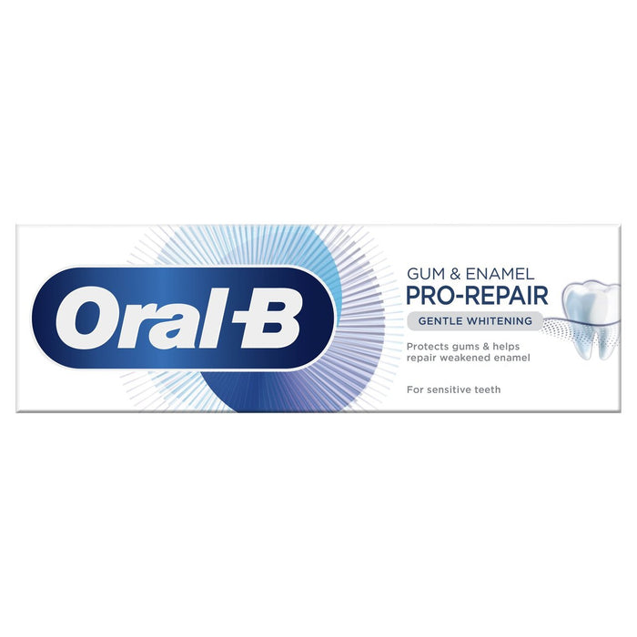 Gum oral-b et émail doux dentifrice blanchissant 75 ml