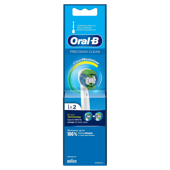 Oral-B Precision Clean Toothbrush Heads 2 per pack