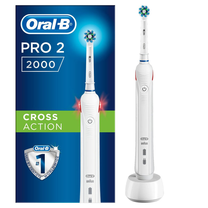 Oral-B Pro 2 (2000) Kreuzung Elektrische wiederaufladbare Zahnbürste