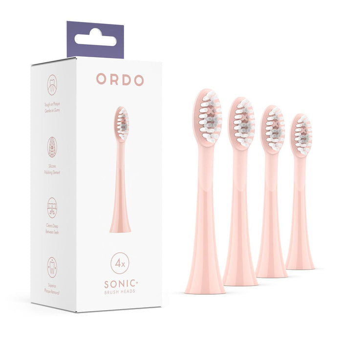 Ordo Sonic+ Brush Heads Rose Gold 4 per pack