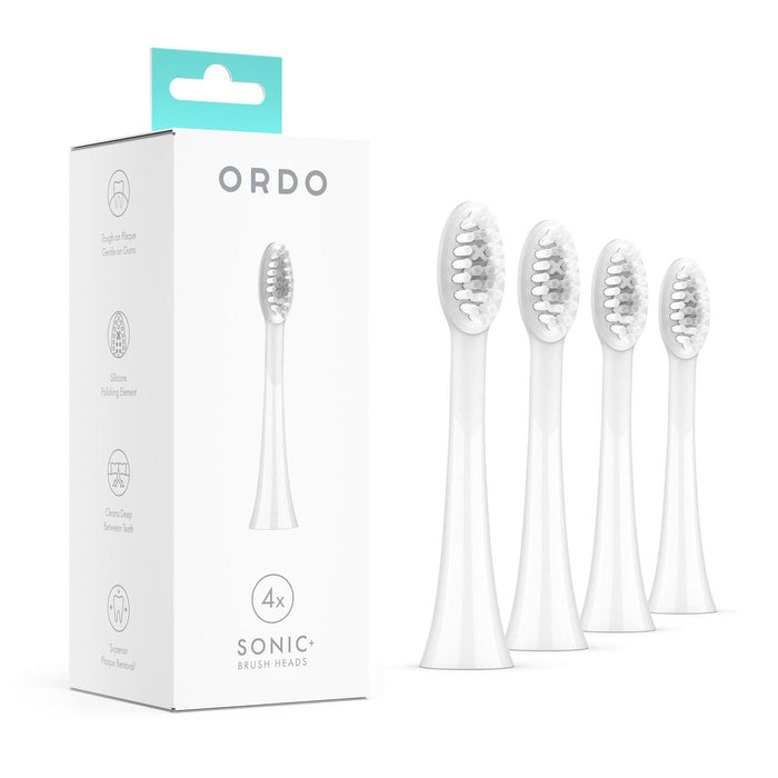 Ordo Sonic+ Brush Heads White/Silver