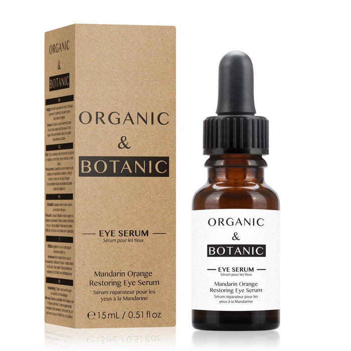 Organisme organique et botanique pour l'œil du sérum Orange 15 ml