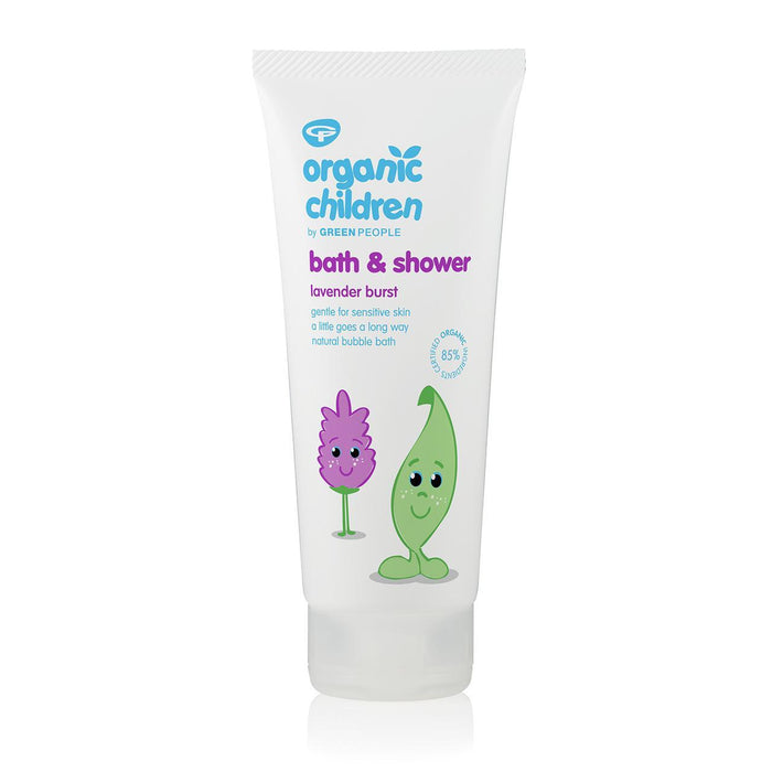 Organic Children Lavender Bath & Shower Wash 200ml - Special Offer