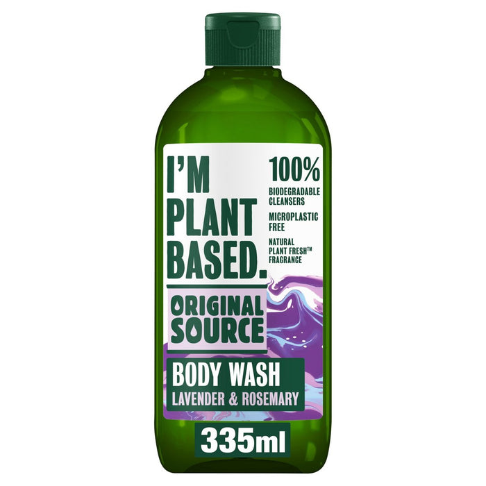 Fuente original soy gel de ducha de lavanda y romero a base de plantas 335 ml