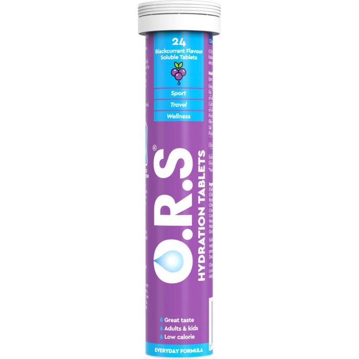 O.R.S Blackcurrant Hydration Tablets 24 per pack