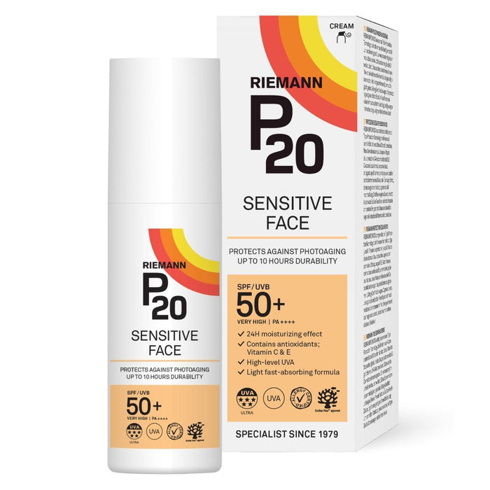 P20 Face sensible SPF 50+ Crème solaire 50g