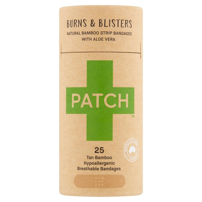 Patch Pan y sensibles a bambú Aloe Vera 25 por paquete