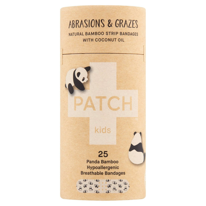 Patch Kids Bamboo Sensitive Plâtres Huile de noix de coco 25 par paquet