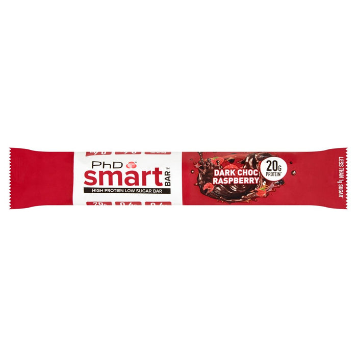 PhD Nutrition Dark Choc Raspberry Smart Bar 64G