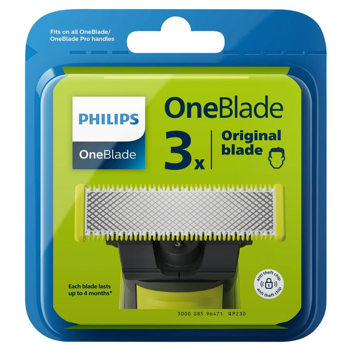 فيليبس OneBlade 3 عبوات Rlade Refills