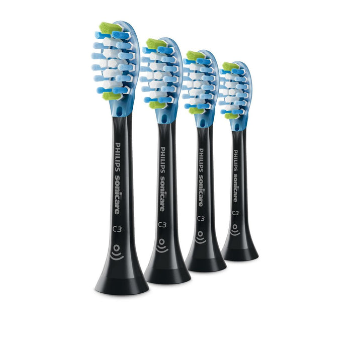 Philips Sonicare Brush Heads Premium Plaque Defence RFID (Black) 4 per pack