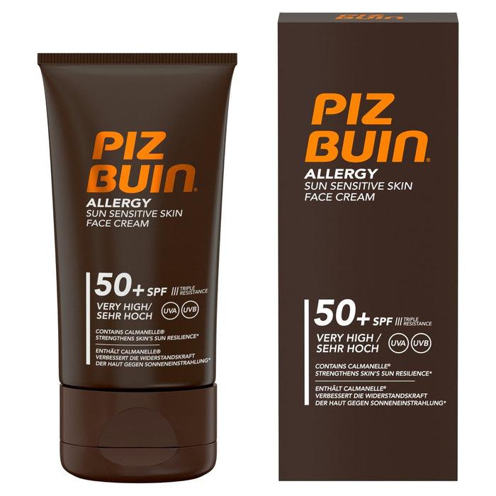 Piz Buin Sensible SPF 50 Face Sun Cream 50ml