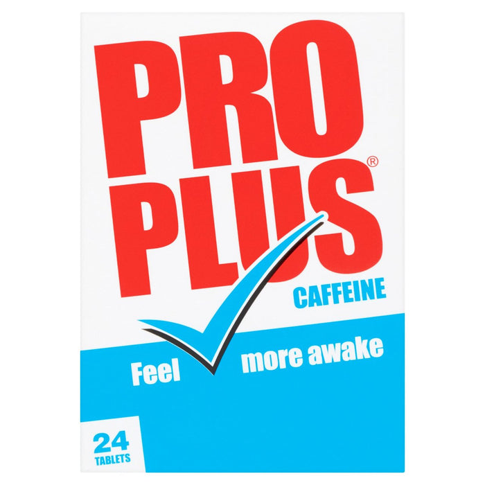 Comprimés de caféine pro-plus 24 par paquet