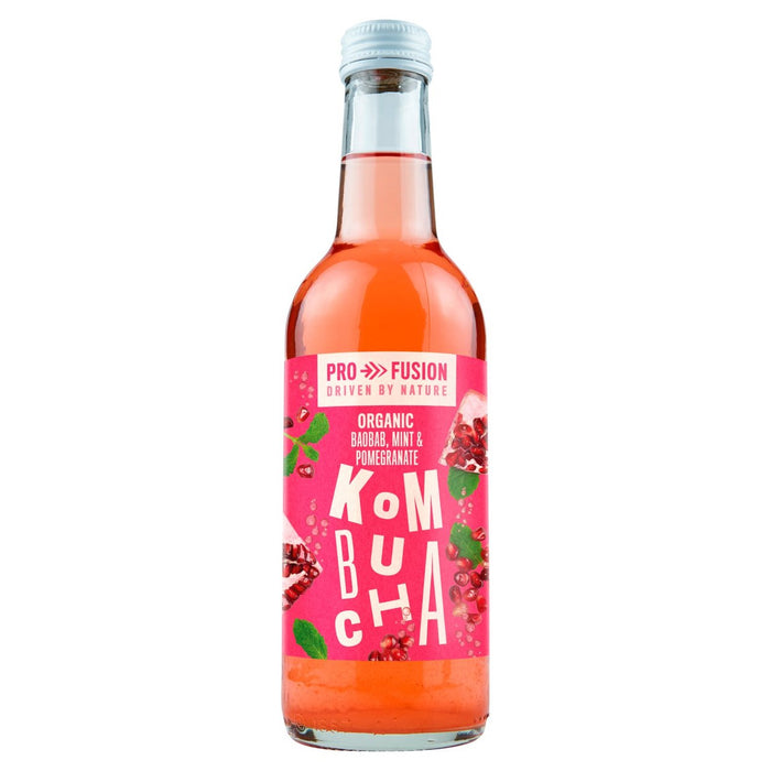 Profusión Orgánica Kombucha Baobab Mint & Pomegranate 330ml