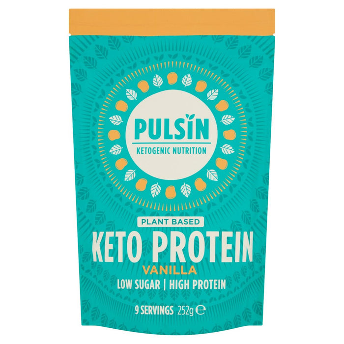 Pulsin Keto Vanilla Vegan Protein Powder 252G