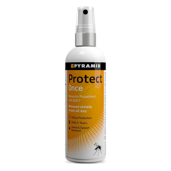 Pyramid Protect una vez repelente de mosquitos con DEET 100 ml