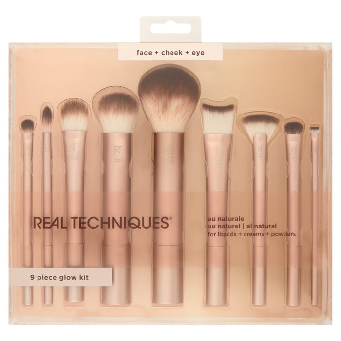 Kit de brossage de maquillage réels