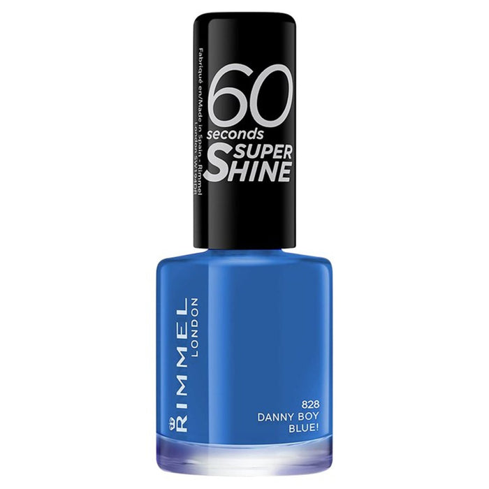 Rimmel 60 segundos Super Shine Polpo de uñas Danny Boy Blue 8ml