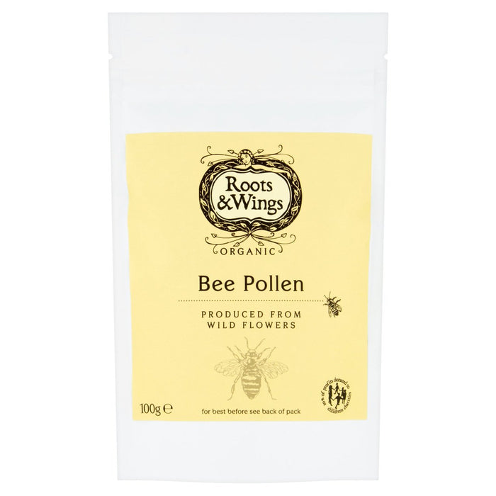 Roots & Wings Pollen de abejas orgánicas 100G