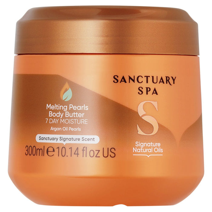 Sanctuaire Spa Signature Huiles naturelles fondant du corps du corps des perles 300 ml