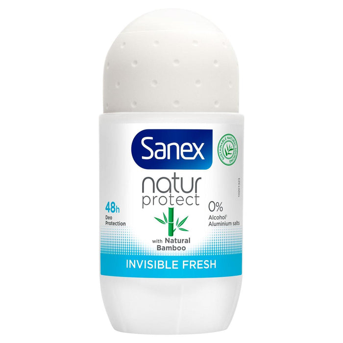 SANEX Natur Protege Invisible Fresh Natural Bamboo Roll en desodorante 50 ml