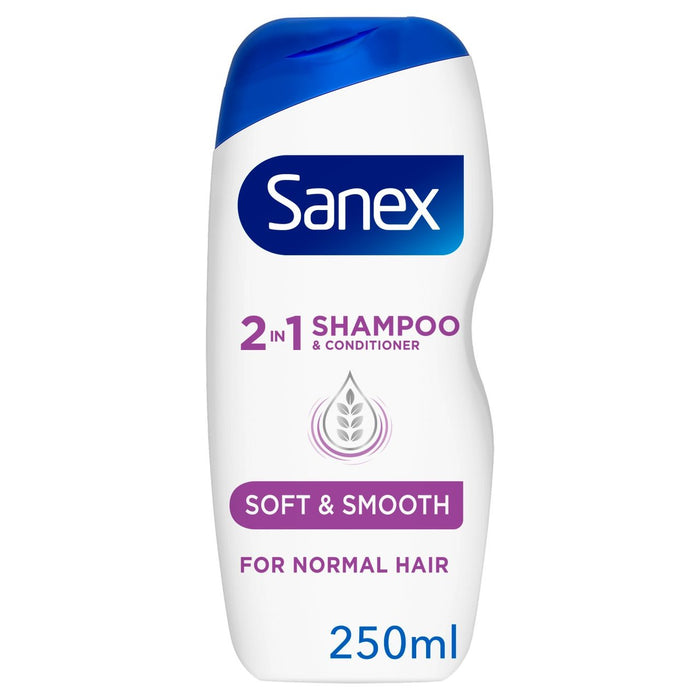 SANEX Nourishing & Gentle 2 en 1 Champú y acondicionador de 250 ml