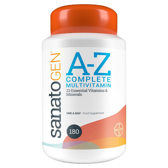 Santogen A-Z Compléments complets de supplément multivitamine 180 par paquet