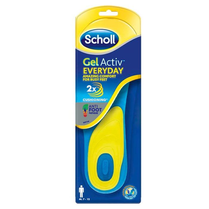 Scholl gel active massiques des semelles intérieures de tous les jours