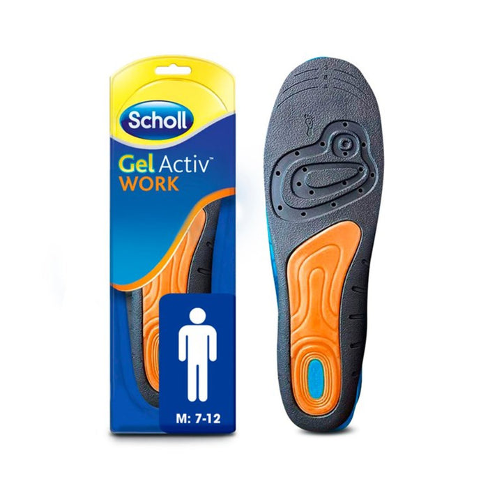 Scholl Gel Activ Mens Work Insoles