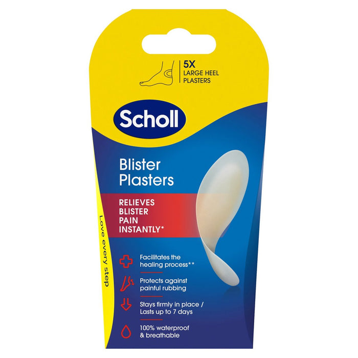 Plásters de ampolla de tacón de Scholl 5 por paquete