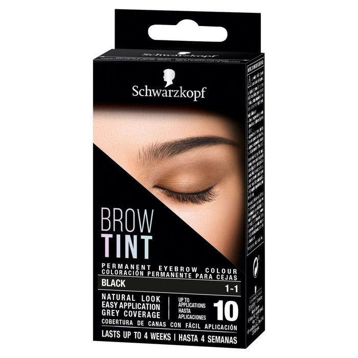 Schwarzkopf Brow Tint Couleur de sourcil permanent noir 17ml