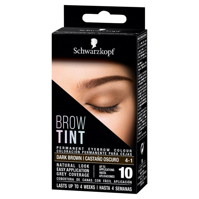 Schwarzkopf Brow Tint Couleur de sourcils permanente brun foncé 17 ml