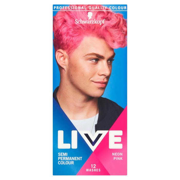 Schwarzkopf Live Men 093 Neon Pink Pink Semi permanente Cabello Tinky