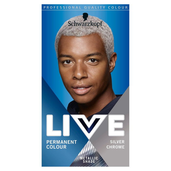 Schwarzkopf Live Men U71 Silver Chrome Pay Hair Tinte