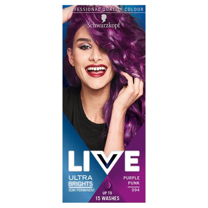 Schwarzkopf live punk punk 94 ultra brights semi perm coiffure colorant