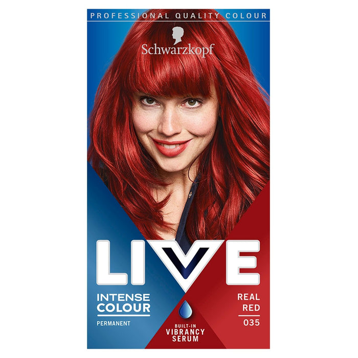 Schwarzkopf lebe echtes Rot 35 Permanent Haarfärbem 142ml