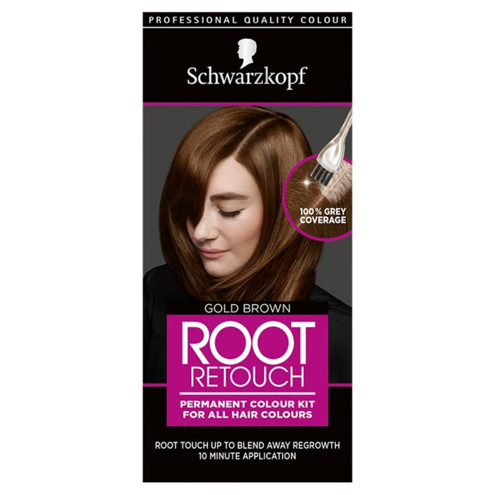 Kit de racine Schwarzkopf Gold Brown Permanent Permanent Dye